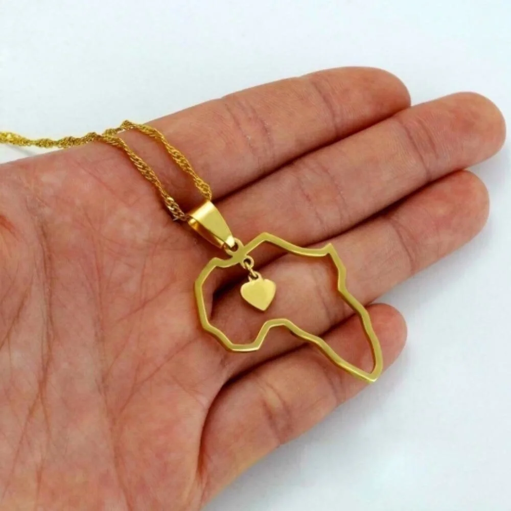 Africa necklace and earing 2 piece set